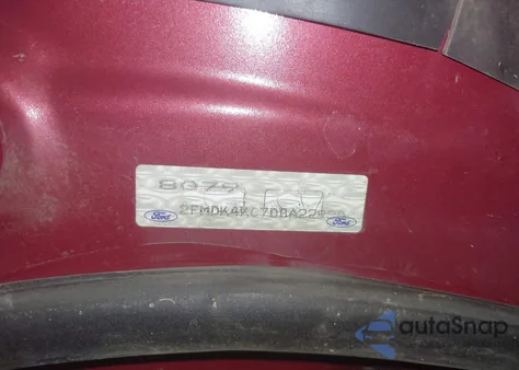 2013 Ford Edge Limited z USA, uszkodzony, nr VIN 2FMDK4KC7DBA22930